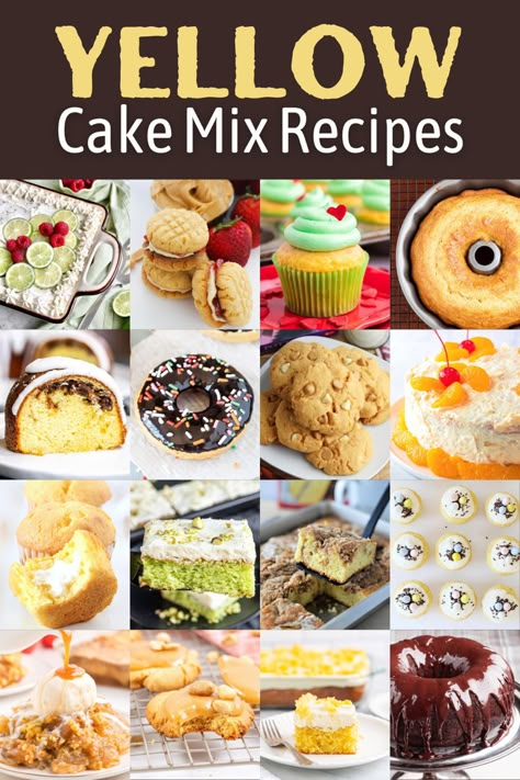 Unlock the versatility of yellow cake mix with these mouthwatering recipes that turn a simple box into extraordinary treats. Cookies, cakes, and even donuts are included in these yellow cake mix recipes! If you are reading this, you are probably considering using a yellow cake mix to make something other than a plain yellow cake. … The post Yellow Cake Mix Recipes: Golden Sweet Treats! appeared first on DIY Candy. Recipes With Cake Mix Yellow, Yellow Cake Recipes Ideas, Desserts With Yellow Cake, Keto Yellow Cake Mix Ideas, Yellow Cake Mix Donuts Baked, Butter Recipe Yellow Cake Mix Recipes, Recipes For Yellow Cake Mix Boxes, Yellow Cupcakes From Box Cake Mixes, What Can I Make With A Yellow Cake Mix?