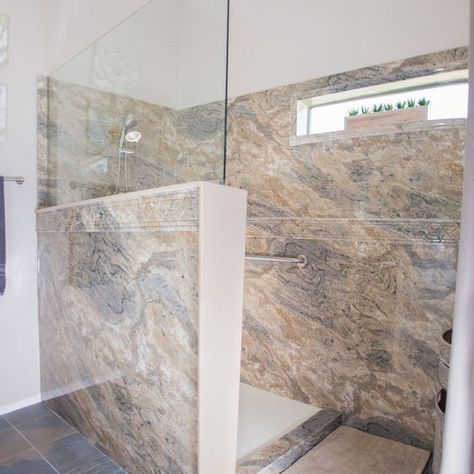 75 Doorless Shower Ideas You'll Love - April, 2022 | Houzz Bathroom Doorless Shower Ideas, No Door Shower Ideas, Doorless Showers Walk In Master Bath, Walkin Shower Ideas No Door, Zero Entry Shower Ideas, Doorless Walk In Shower Ideas, Open Shower Ideas, Doorless Showers Walk In, Doorless Shower Ideas