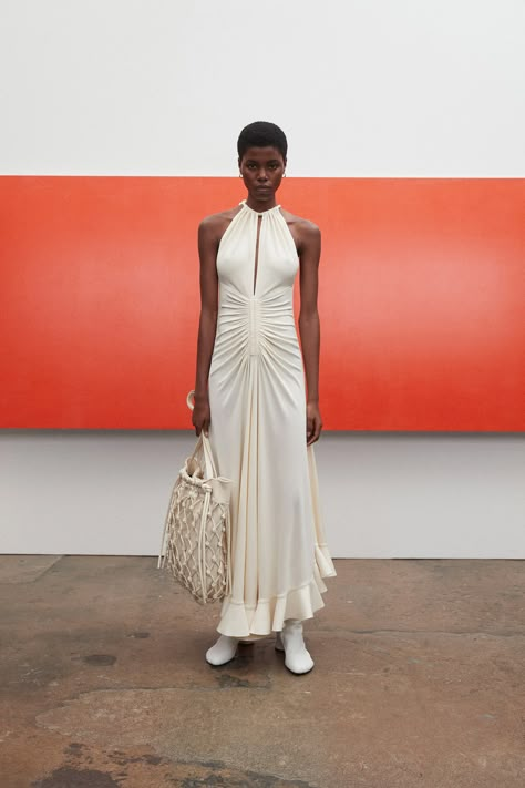 Proenza Schouler Pre-Fall 2023 Collection | Vogue Pre Fall 2023, Pant Trends, Maxi Jersey Dress, Fall 24, Fashion Show Collection, Summer 24, Fall 2023, Ruched Dress, Pre Fall