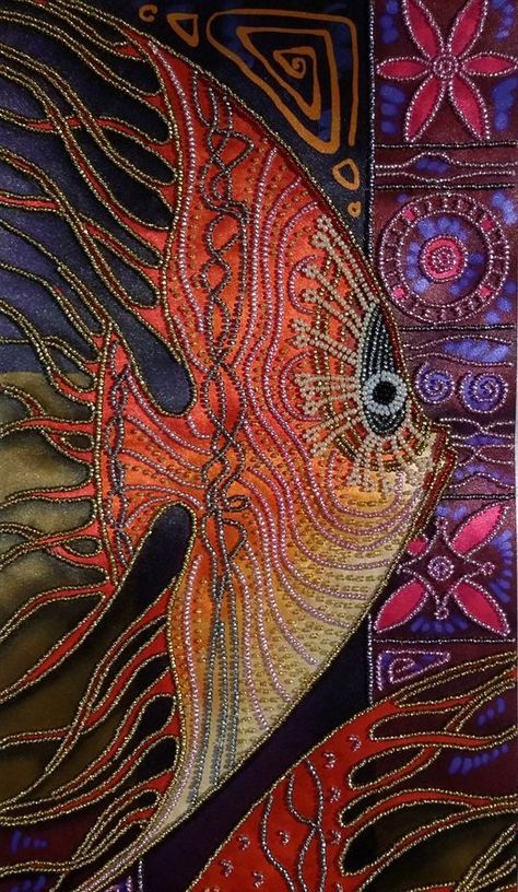 Abstract Fish Art, Batik Art, Aquatic Life, Art Sea, Dot Art Painting, Youtube Art, Colorful Fish, Zentangle Art, Fish Art