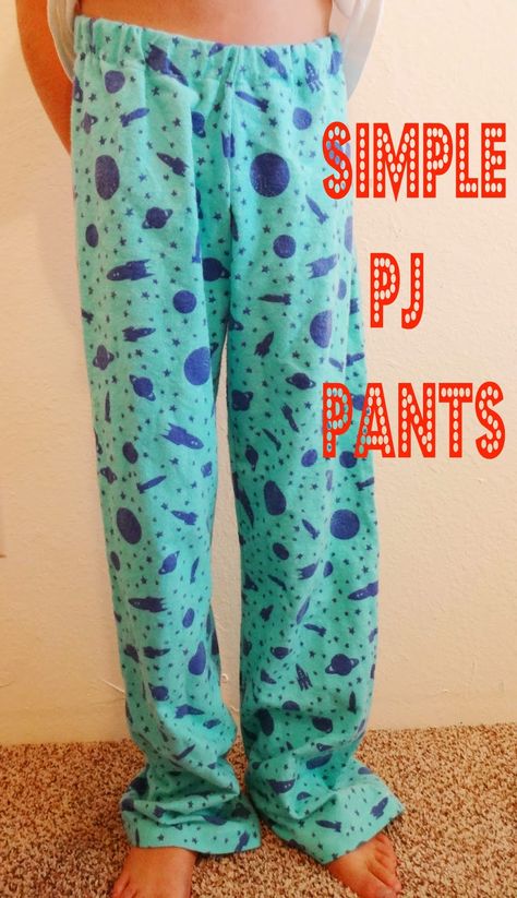 Sewing Wide Leg Pants Tutorials, Sew Pajamas, Pajama Pants Pattern Free, Pajama Pants Diy, Sewing Pattern Pants, Sewing Patterns For Boys, Pajama Pants Pattern, Pants Pattern Free, Boys Pajama Pants