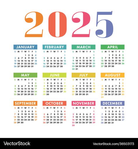 Calendar 2025 Template, 2025 Calendar Design Template, Calendar 2025 Design, 2025 Calendar Design, Calender 2025 Printable, 2025 New Year Design, Christmas Worksheets Kindergarten, Colorful Calendar, Calendar Planning