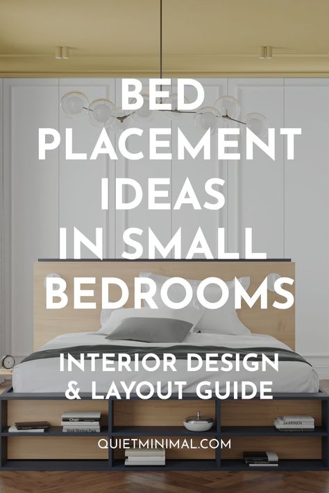 bed placement in a small bedroom Interior For Small Bedroom, 11×14 Bedroom Design, 9 X 11 Bedroom Layout, Bed Next To Door Layout, Bedroom Ideas For Small Master Bedrooms, Master Bedrooms Small Space, 9x9 Bedroom Layout Ideas, 9x11 Bedroom Layout, Small Bedrooms With Queen Beds