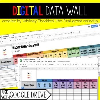 School Data Walls, Data Tracking Sheets, Rti Interventions, Student Data Tracking, Teacher Data, Reading Coach, Data Wall, Data Room, Data Binders