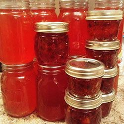 Crabapple-jalapeno jelly made by Leanne Kitagawa Crab Apple Jalapeno Jelly, Crabapple Pepper Jelly Recipe, Crab Apple Pepper Jelly, Plum Jalapeño Jelly, Crabapple Jalapeno Jelly Recipe, Crab Apple Hot Pepper Jelly, Apple Jalapeno Jelly Recipe, Crabapple Jelly Recipe, Crabapple Recipes