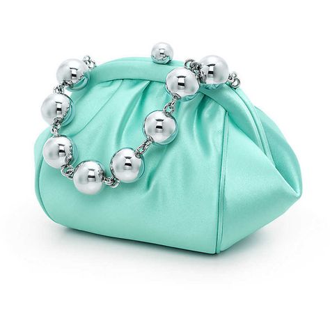 Bracelet Bag (10.690 ARS) ❤ liked on Polyvore featuring bags, handbags, clutches, purses, accessories, borse, blue handbags, chain strap purse, hand bags and blue purse Tiffany And Co Bracelet, Tiffany Bracelets, Breakfast At Tiffany's, Shades Of Turquoise, Bright Spring, Aqua Turquoise, Teal Turquoise, Tiffany And Co, Tiffany Blue