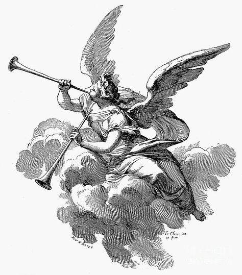 Different Types Of Angels, Types Of Angels, Tattoos Behind Ear, Angel Illustration, Kunst Tattoos, 강아지 그림, Charcoal Drawings, Biblical Art, Angel Tattoo