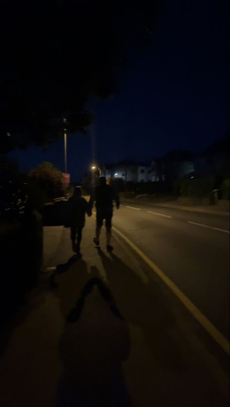 night • streetlights • couple • shadow • dark •darkness • pretty • walk • street • road • pavement • aesthetic Pavement Aesthetic, Late Night Walks Couple, Are We Still Friends, Cute Couple Ideas, Road Pavement, Couple Shadow, Late Night Walks, Night Walks, Couples Walking