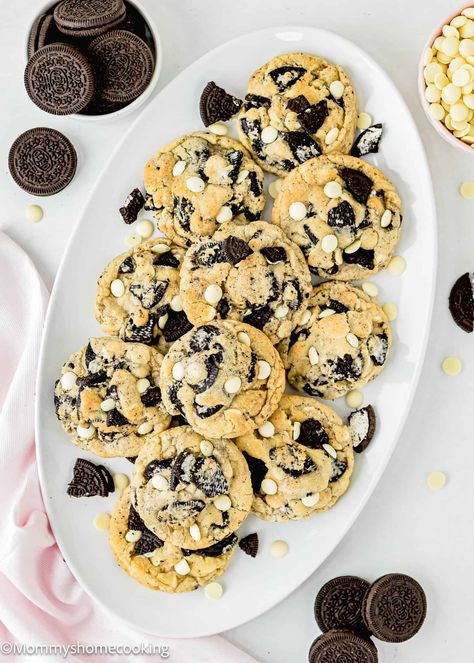 Eggless Christmas Cookies, Eggless Oatmeal Cookies, Eggless Sugar Cookies, Cookies And Cream Cookies, Eggless Cookie Recipes, Soft Sugar Cookie Recipe, Egg Free Cookies, Eggless Chocolate Chip Cookies, Best Oatmeal Cookies