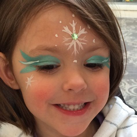 Frozen Face Paint, Elsa Makeup, Toddler Makeup, Elsa Face, Princess Face Painting, Frozen Makeup, Frozen Halloween, Christmas Face Painting, Frozen Face