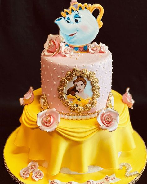 Beauty And The Beast 1st Birthday Cake, Beauty And The Beast Birthday Cake Ideas, Birthday Cake Beauty And The Beast, Beauty And The Beast 3rd Birthday Party, Beauty And The Beast Cake Ideas, Beauty And The Beast Birthday Party Deco, Belle Cakes Birthday, Beauty And The Beast 1st Birthday, 6 Year Birthday Cake