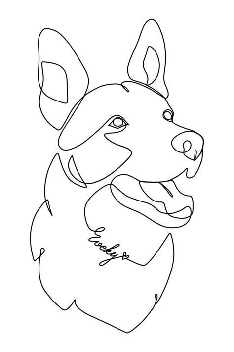 Line Art Drawings Dog, Cute Line Drawings, Line Drawing From Photo, Blitz Tattoo, Tatoo Dog, Drawing One Line, Sketch From Photo, Line Drawing Tattoos, Dog Line Drawing