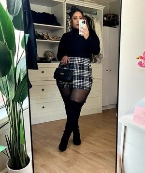 Curvy Casual Outfits, Outfits Gorditas, Plus Size Baddie, Plus Size Winter Outfits, Plus Size Baddie Outfits, Plus Size Fall Outfit, Outfits Curvy, Plus Size Fall Fashion, Outfit Date