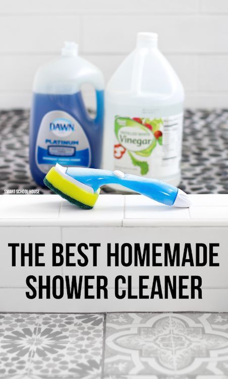 Homemade Shower Cleaner, Smart School House, Cleaning Painted Walls, Smart School, Cleaner Recipes, Homemade Cleaners, Deep Cleaning Tips, Diy Shower, Cleaning Tricks