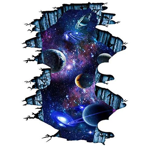 Amazon.com: Quanhaigou Galaxy Wall Sticker,Outer Space Removable Floor Decals,Art Magic 3D Milky Way Home Decor Kids Children Bedroom: Home & Kitchen Wall Sticker Design, Galaxy Planets, Floor Decal, Universe Galaxy, Wall Stickers Bedroom, Wall Ornaments, Polyethylene Terephthalate, Birthday Party Gift, Removable Wall