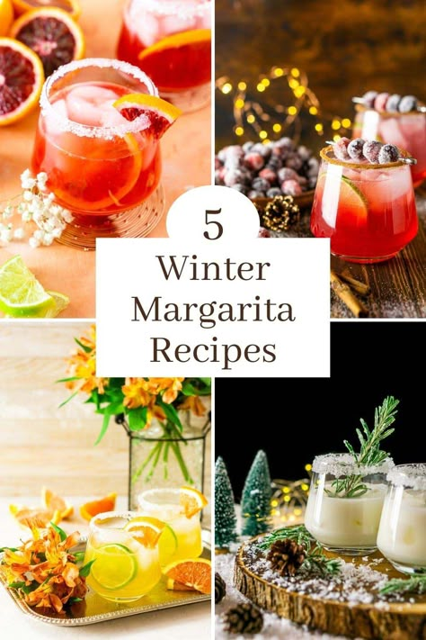 Winter Margarita, Best Sipping Tequila, Holiday Margaritas, Classic Tequila Cocktails, Citrus Cocktail, Tequila Cocktail Recipes, Best Margarita Recipe, Flavored Margaritas, Citrus Cocktails