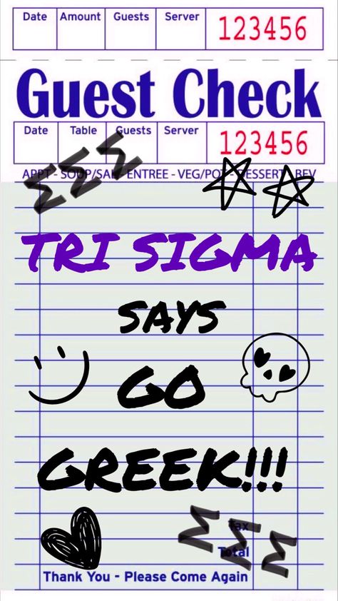 Tri Sigma Graphic, Sorority Socials, Sorority Graphics, Big Little Basket, Sigma Sigma Sigma, Recruitment Ideas, Sorority Ideas, Tri Sigma, Bid Day Themes