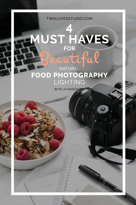 4 Must Haves For Beautiful Natural Food Photography Lighting Iphone Food Photography, Food Photography Studio, Food Photography Lighting, Food Photography Tutorial, Photo Hacks, Food Styling Photography, Photography Tricks, Food Blogging, Photography Lenses