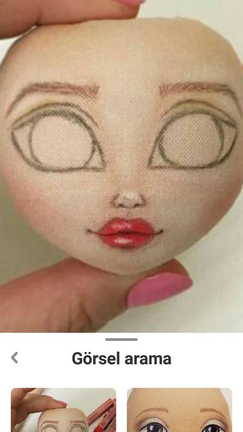 How To Paint Doll Faces On Fabric, Face Paint Art, Dolls Handmade Diy, Doll Face Paint, Doll Making Patterns, Homemade Dolls, Cloth Dolls Handmade, Doll Diy Crafts, Fabric Toys