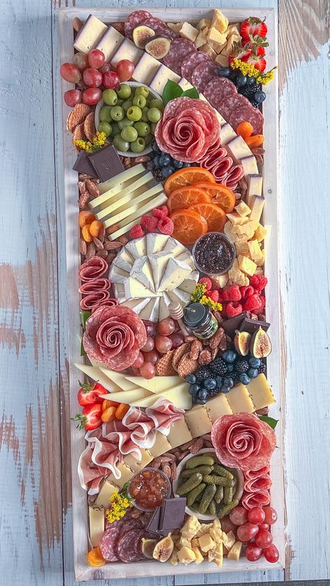 Kim Charon | Charcuterie & Things LLC on Reels | Carole King · Where You Lead I Will Follow Large Charcuterie Board, Recipes By Ingredients, Charcuterie Board Meats, Charcuterie Appetizers, Amazing Food Decoration, Catering Ideas Food, Charcuterie Inspiration, Carole King, Board Charcuterie