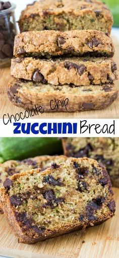 Zucchini Bread Muffins, Zucchini Recipes Dessert, Chocolate Chip Zucchini Bread, Bread Soft, Zucchini Bread Recipes, Chocolate Zucchini, Zucchini Bread, Sweet Breads, Zucchini Recipes