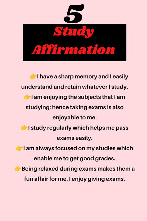 Manifestation For Exams, How To Study Regularly, Manifestation For Studying, Manifestation For Passing Exam, Quote For Exams Motivational, Study Affirmations I Am, Exam Affirmations Words, Manifestations For School, Positive Affirmation For Studying