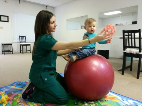 Core strengthening... Physical Therapy Pediatrics Occupational Therapy, Pediatric Physical Therapy Aesthetic, Occupational Therapist Aesthetic, Occupational Therapy Aesthetic, Physical Therapist Aesthetic, Pt Aesthetic, Physical Therapy School, Pt School, Therapy For Kids