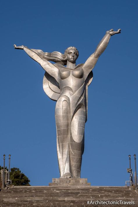 Mother Armenia in Ijevan, Armenia | Soviet monument | former USSR Photorealistic Rendering, Anatomy Sculpture, Digital Sculpting, Outdoor Sculpture, Computer Graphics, Ethereal Art, Character Modeling, Figurative Sculpture, Abstract Sculpture