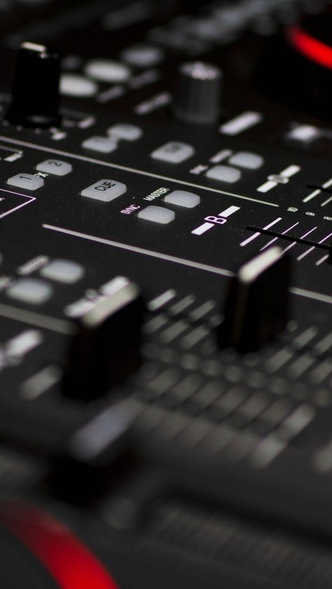 DJ-Mixer-Closeup-iPhone-5-Wallpaper. Music Recording Studio, Iphone Wallpaper Music, Mixer Dj, Nightmare Before Christmas Zero, Warehouse District, Dj Mixer, Dj Art, Iphone 5 Wallpaper, Future Wallpaper