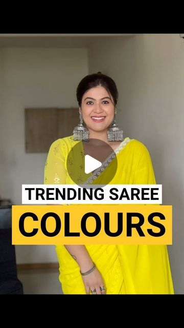 Latest Saree Colour Trend, Trending Sarees 2024, Saree Colours, Trending Saree, New Saree, Quick Diy, January 29, Colour List, Saree Styles