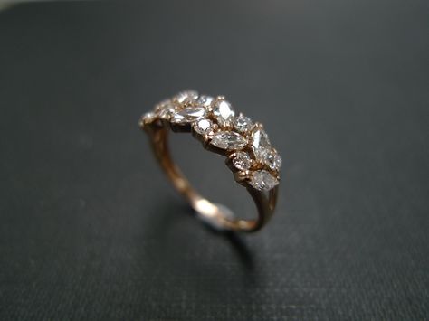 Crown Engagement Ring, Marquise Cut Rings, Pretty Engagement Rings, Flower Engagement, Simple Engagement, Marquise Shape Diamond, Cute Engagement Rings, Future Engagement Rings, Marquise Ring