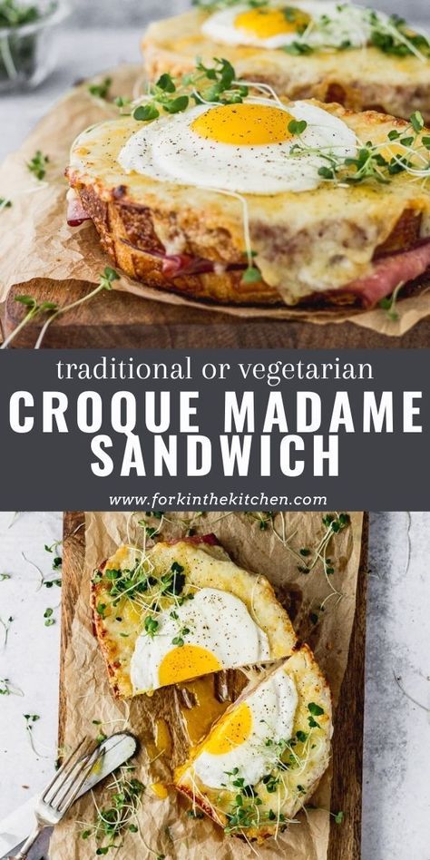 French Sandwich Recipes, Box Sandwich, Sandwich Ideas, Healthy Food Guide, Croque Madame, Food Advice, Healthy Food Menu, Healthy Food Facts, Delicious Sandwiches