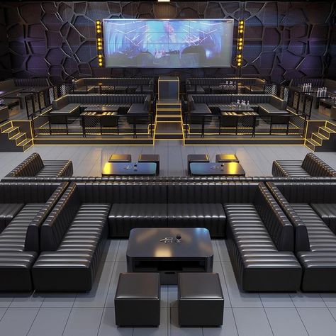 Club Set Up Ideas, Lounge Bar Design Small Spaces, Lounge Business Ideas, Night Club Dj Booth Design, Night Club Interior Design Nightclub, Vip Section Club Aesthetic, Strip Club Interior Design, Night Clubs Interior Design, Night Club Ideas Interior Design