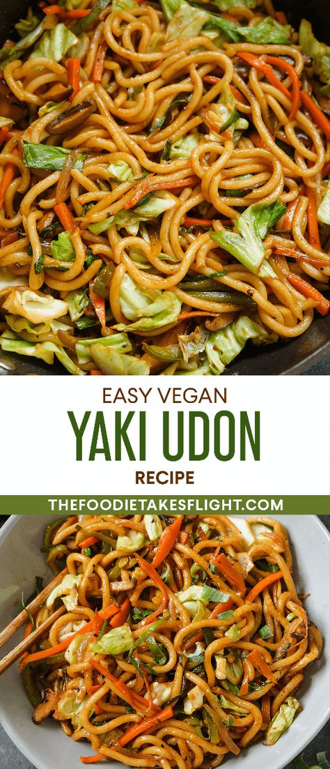 Veggie Udon Noodle Stir Fry, Healthy Udon Noodle Stir Fry, Vegetable Udon Noodle Recipe, Yaki Udon Noodles, Vegetable Udon Stir Fry, Udon Noodle Recipe Tofu, Vegan Yaki Udon, Udon Noodles Vegetarian, Tofu Udon Noodles Stir Fry