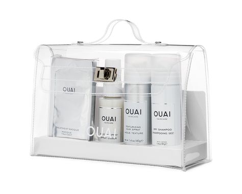 Texturizing Hair, Ouai Hair, Ouai Haircare, Transparent Packaging, Pr Kit, Hair Care Kits, Hair Kit, Hydrate Hair, Press Kit