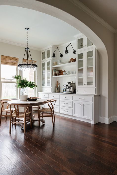 Dining Room Built Ins, Dining Room Built In, Built In Buffet, Dining Room Cabinet, Dining Room Remodel, Coffee Bars In Kitchen, Room Refresh, Dining Room Storage, Kitchen Nook