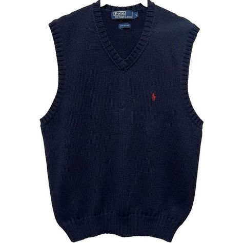 Vintage Polo Ralph Lauren Mens Vest XL Navy Blue Sleeveless Knit V-Neck Cotton Ralph Lauren Mens, Sleeveless Knit, Vintage Polo Ralph Lauren, Vintage Polo, Mens Vest, Polo Ralph Lauren Mens, Too Late, Ralph Lauren Men, East Coast