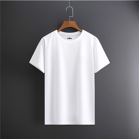 Photo plain white mockup blank shirt | Premium Photo #Freepik #photo #tshirt #shirt #polo-design #apparel Procreate Tshirt Design, T Shirt Design White, T Shirt Mockup Free Psd, Tshirt Mockup Free, Plain White Tshirt, T Shirt Poster, White T Shirt Mockup, White Tshirt Outfit, White Tshirt Mockup