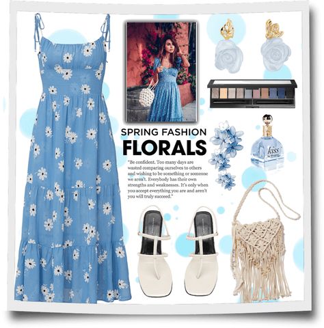 Polyvore Outfits Summer, Dressy Fashion Outfits, Zara Looks, Trend Outfit, Shoplook Outfits, Floral Trends, Vintage Dress Patterns, Fashion Days, Feel Pretty