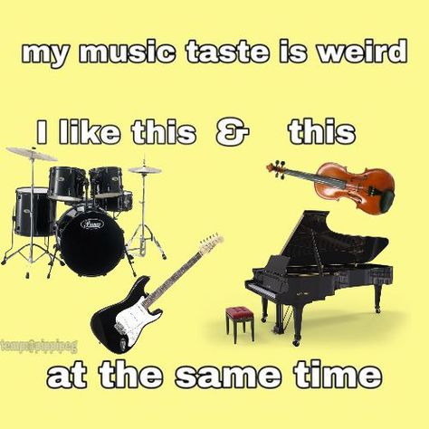 My Music Taste, Musician Humor, Band Jokes, Music Jokes, Guitar Obsession, Mother Mother, Band Kid, Band Humor, Music Taste