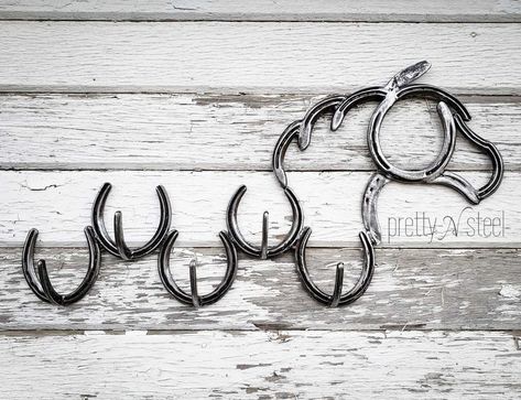 Horse Shoe Projects, Horse Shoe Ideas, Art Fer, Horseshoe Ideas, Horseshoe Crafts Projects, Welding Crafts, Horseshoe Projects, Horseshoe Decor, Welding Ideas