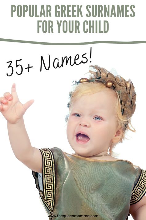 Are you trying to find some popular Greek names for your child? Check out this fantastic list of over 35 names for boys and girls! #boynames #girlnames #greeknames #babynames #babyboynames #babygirlnames Greek Surnames, Greek Boy Names, Roman Angel, Greek Names For Boys, Blonde Ombre Short Hair, Greek Name, Name Unique, Greek Names, Baby Boy Name