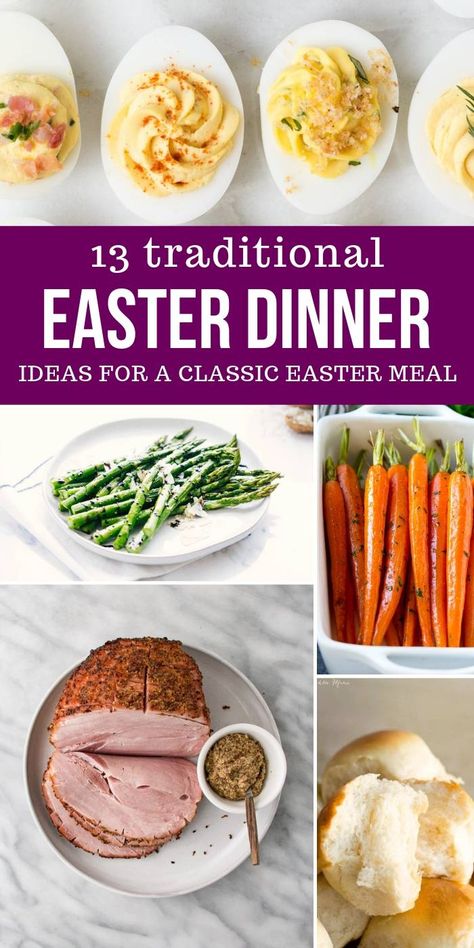 Traditional Easter Dinner Ideas for a Classic Easter Meal! Side Dishes and Main Dishes to try for Easter Dinner this year! #passion4savings  #easter #dinner #recipes Traditional Easter Dinner, Easter Dinner Sides, Easter Side Dishes Recipes, Easter Meals, Easy Easter Dinner, Easter Salad, Easter Dinner Menus, Easter Dinner Ideas, Easter Meal