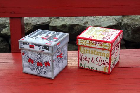 Fabric Box Pattern, Fabric Boxes Tutorial, Fabric Box, Fabric Crafts Diy, Fabric Bowls, Fabric Boxes, Holiday Fabric, Box Patterns, Christmas Sewing