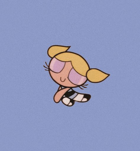 Bubbles Pfp Aesthetic, Cute Bubbles Powerpuff, Powerpuff Bubbles Aesthetic, Bubbles Powerpuff Aesthetic, Bubbles Icon Powerpuff, Bubbles Powerpuff Icon, Bubbles Powerpuff Mood, Power Puff Bubbles, Black Bubbles Powerpuff