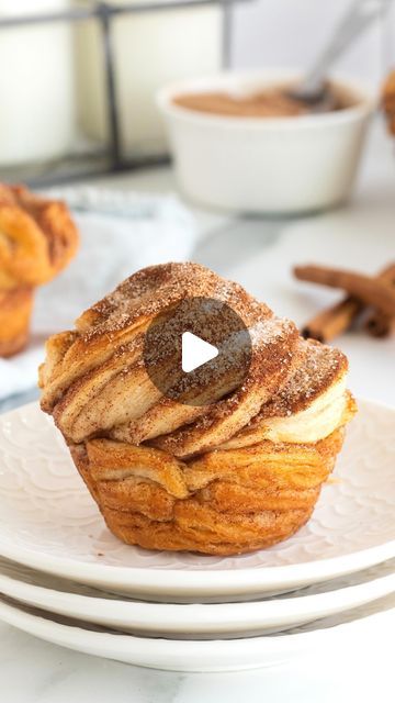 Maegan Brown ~ The BakerMama on Instagram: "Weekend baking with our favorite Cinnamon Sugar Cruffins! 👩‍🍳 They’re a must make if you haven’t tried them! 😋✨ Flaky and buttery crescent roll layers are filled with cinnamon sugar and baked in muffin form for an irresistible breakfast treat! 🤩 

Comment “recipe” if you want the link sent to your DMs! or tap the link in profile @thebakermama ❤️ #TheBakerMama

https://thebakermama.com/recipes/easy-cruffins/

#cruffins #cruffin #muffins #croissant #crescentrolls #semihomemade #cinnamonsugar #brunch #easyrecipe #breakfastideas #breakfast #weekendbaking" Croissant Breakfast, Crescent Recipes, Chilled Desserts, Brunch Drinks, Breakfast Bites, Crescent Roll Recipes, Crescent Rolls, Cinnamon Sugar, Special Recipes