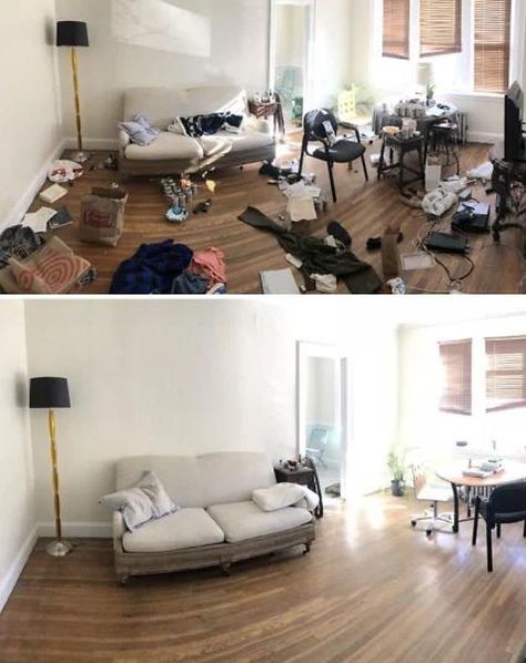 20 Photos of Messy Rooms Before and After Cleaning I Stay ay Home Mum Before After Cleaning, Garage Craft Room, Before And After Cleaning, Cleaning Images, Cleaning Photos, Decluttering Ideas Minimalism, Clean Room Motivation, Room Motivation, Room Vision Board