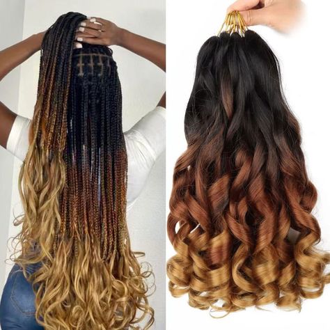 Braid Maids Dresses, Half Hairdo, Type Of Braids, Braid In Hair, Wavy Hair With Braid, Curly Braiding Hair, French Curls, Wavy Hair Overnight, Cool Hair Styles