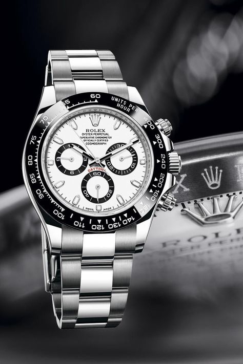 Cosmograph Daytona watch in stainless steel b Rolex Daytona Cosmograph, Daytona Rolex Men, Rolex Daytona Black, Rolex Daytona Gold, Rolex Daytona Watch, Daytona Watch, Stainless Steel Rolex, Rolex Diamond, Sky Dweller