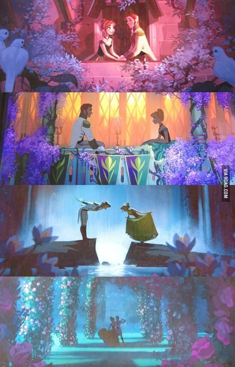 Concept art shows how 'Frozen' would have looked as a classic 2D movie Atlantis Disney, 3d Concept Art, Concept Art Landscape, Color Script, 3d Concept, Disney Concept Art, Princess And The Frog, Art Shows, 판타지 아트